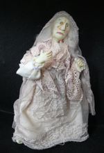 Dolls House Miniature Polymer Clay,   Glow In the Dark Ghost  1-12TH