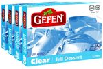 Gefen Clear Unflavoured Jello, 85g (Pack of 4) Instant Jelly 85 g 
