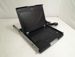 HP TFT7600 G2 AZ871A 17.3in 1U Rackmount KVM Console UK Keyboard PSU Cables