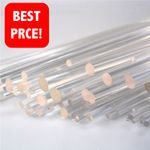 CLEAR ACRYLIC PERSPEX ROUND BAR ROD | ALL SIZES | UK SUPPLIER