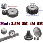 Module 2.5M, 3, 4M 5M Spur Gear Wheels Spur Wheel With 10 To120 Teeth Flat Gear