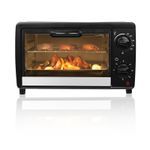 13L Electric Mini Oven Grill Countertop Toaster Pizza Oven Temp Timer 700W Black