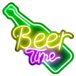Beer Time Mancave Neon Light USB Powered Multi - 48cm x 28cm
