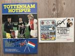 Tottenham v Ajax - 29 Sept 1981 (ECWC) Signed by Steve Perryman + Signed FDC