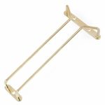 Beaumont Brass Wine Glass Rack in Gold - Mountable - Brass - 36 x 155 x 255 mm