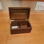 Vintage Twinings Wooden Tea box - Excellent Condition two sections