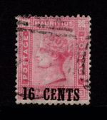 MAURITIUS 1883 16c ON 17c, SG 113, GOOD USED, CAT. £60