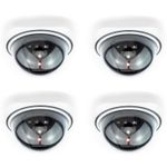 Dummy Dome CCTV Camera Outdoor Indoor Fake CCTV Security Cam Flashing LED