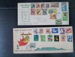 1961 South Africa - both def. sets to R1 on FDC's