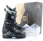 SALOMON S MAX 120 GW SKI BOOTS UK 6-6.5 MONDO 25/25.5 BLACK GREEN RRP £450 AD
