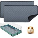 Washable Non-Slip Guinea Pig Cage Liner – Reusable Pet Bed Pad for Small Animals