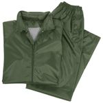 Waterproof Mens Jacket Trousers Rain Suit Rainproof Fishing Work Set Olive S-3XL