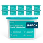 10 X Interior Dehumidifier Damp Trap Mould Moisture Mildew Remover Caravan Home
