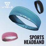 Sports Headband Sweatband Elastic Non Slip Running Gym Yoga Fitness Hair Band