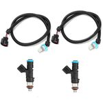 2 Set Fuel Injector & Pigtail Harness For Polaris RZR Ranger 800 1204318 1204319