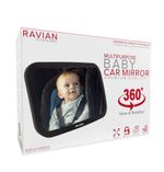 Baby Car Mirror for Back Seat Safest Newborn Essentials with Rear View