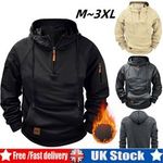 Mens Pullover Hoodie Fleece Sweatshirt Hoody Men Zip Plain Hooded Jumper Tops