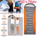 4 Season Single Sleeping Bag Waterproof Outdoor Camping Hiking Envelope Bags NEW