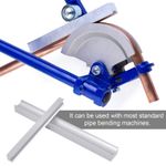 Plumbers Pipe Tube Bender Copper Aluminium Profiles Plumbing Guides 15mm & 22mm
