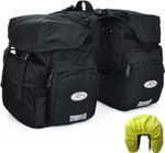 50L Panniers Bike Bags, Waterproof Panniers Made Bike Saddle Bag with Rain Cover