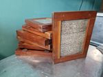 Scovill & Adams NY Contact Printing Frame 4.5 x 6.3/4 in print area Antique 1890