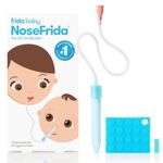 Frida Baby NoseFrida Nasal Aspirator, Snot Sucker Suitable for Newborns and B...