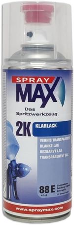 SprayMax 680061 2K Clear Coat Spray | High Gloss Automotive Clearcoat 400ml