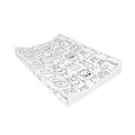 Anti Roll Changing Mat Monsters -  Padded Waterproof Soft & Wipe Clean