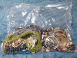 5Kg Job Lot Fashion Jewellery Necklace Bracelet Earrings Resell Wear No Tangles