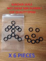 6 X KARCHER HD HDS HOSE NOZZLE JET LANCE SPARE O-RING SEALS  (EPDM TOP QUALITY)