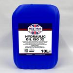 Hydraulic Oil ISO 32 Fluid 10L VG32 Westway High Grade 10 Litres DIN 51524