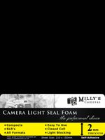 2mm Light Seal Foam - 210 x 150mm Self-Adhesive for ALL Film Camera Formats