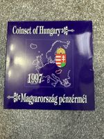 1997 Hungary Proof Forint coin set/forgalmi sor with .500 silver 200 Forint