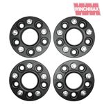 Ford Wheel Spacers 5x108 20mm Focus MK2, MK3, RS, ST. BLACK T4 Hub Centric - x 4