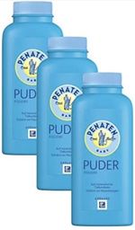 3 X Penaten Johnsons Baby Powder 100g Sensitive Baby Skin Prevents Redness