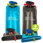 Green Limitless Collapsible Foldable Water Set of 4.