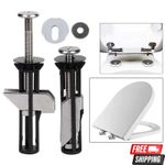 Heavy Duty Toilet Seat Fastener Bolt Kit Universal Toilet Seat Locking Bolt Kit