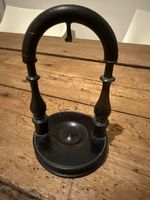 Antique Georgian 1800’s Wooden Pocket Watch Fob Stand Holder