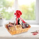 Wickerfield DIY Wicker Gift Basket Hamper, Christening, Wedding, Birthday Gift
