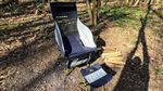 Kilos Gear Foldable Portable Camping Chair with Footrest, Grey/Black