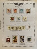 1979-80 COMPLETE U.S. ALBUM PAGE STAMP LOT $5 LANTERN, PERFECT GIFT IDEA DAD