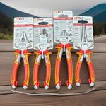 SMU TNR4160 180mm 4pc Insulated Pliers Set Red/Yellow/Grey Handles
