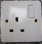 New Hager UK 3 Pin Socket - Designed for Long Term Home  EV Charging  BS 1363/EV
