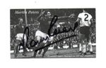 Martin Peters England 1966 World Cup Footballer Signed 3x2 Col Promo Autographed
