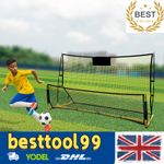 Soccer Rebounder Net Adjustable Football Rebound Net Kickback Ball Training Set