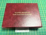 Outer box case & COA for a 2001 Royal Mint gold proof half sovereign 00089/10000