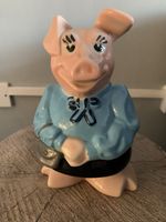 Vintage NatWest Lady Hilary Piggy Bank – Wade Pig Money Box Wth Original Stopper