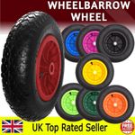 14" PNEUMATIC WHEELBARROW WHEEL 3.50-8 LAUNCHING TROLLEY INFLATABLE TYRE INNER