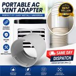 130mm/150mm Portable Air Conditioner Exhaust Duct Hose Pipe Connector Coupler UK