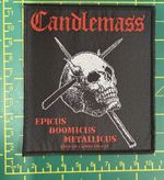 Candlemass Epicus Doomicus Metallicus Woven Patch Officially Licensed